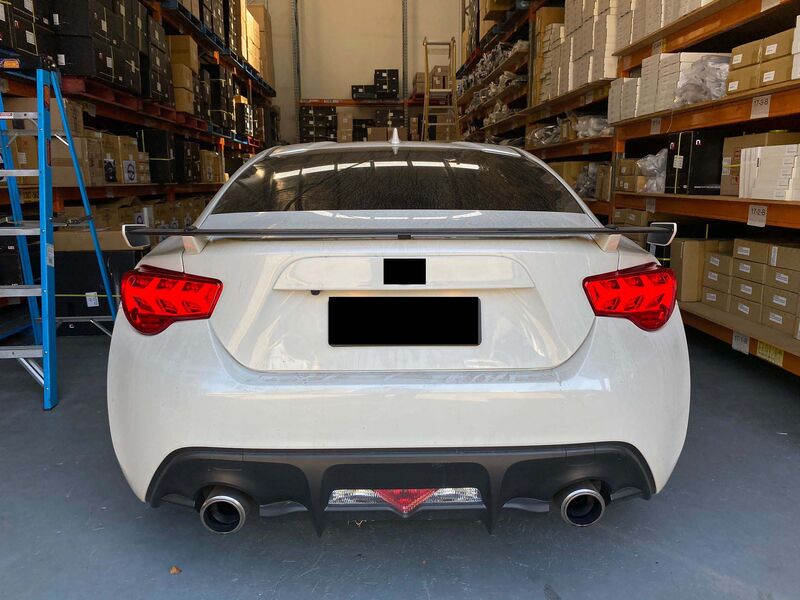 Clear Red Lambo Style LED Dynamic Indicator Tail Lights Fit For Toyota 86 For Subaru BRZ ZN6
