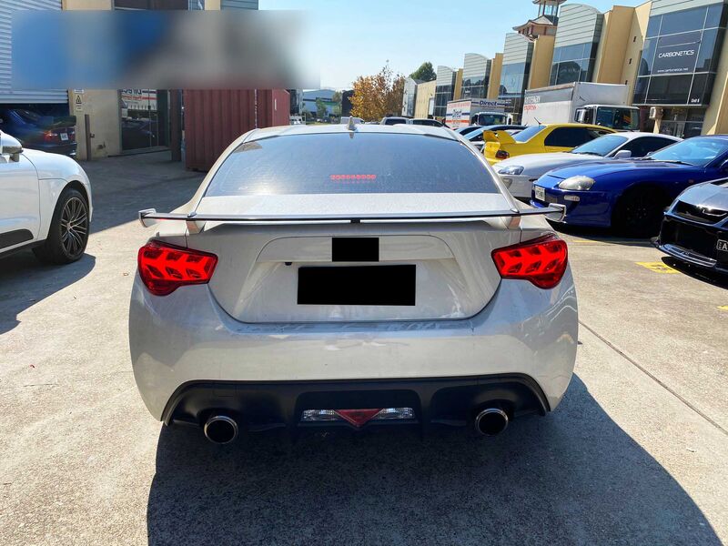 Clear Red Lambo Style LED Dynamic Indicator Tail Lights Fit For Toyota 86 For Subaru BRZ ZN6