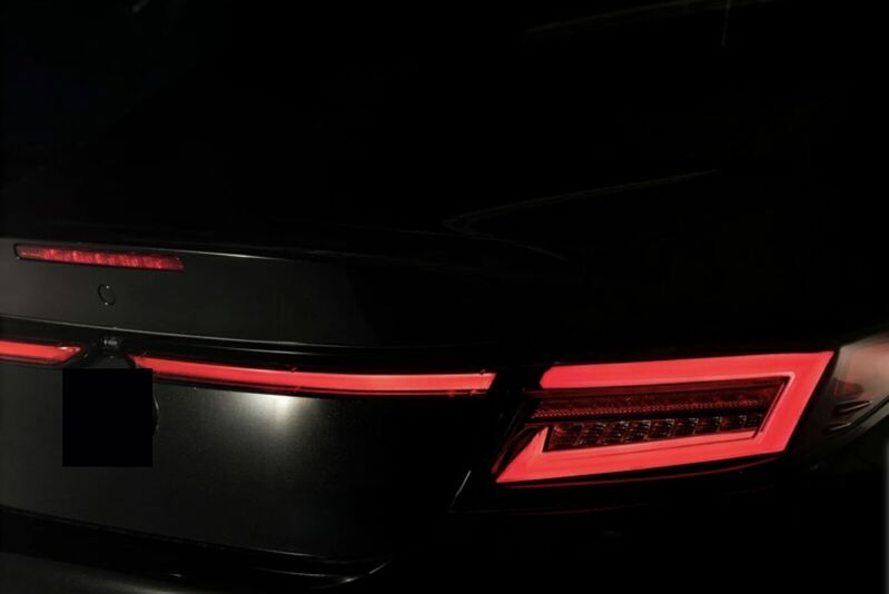 Intec Black Red LED Dynamic Tail Lights Fit For Toyota 86 GR86 For Subaru BRZ 2022-2023