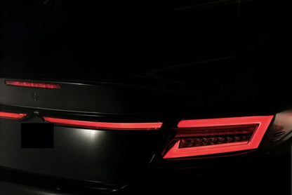 Intec Black Red LED Dynamic Tail Lights Fit For Toyota 86 GR86 For Subaru BRZ 2022-2023