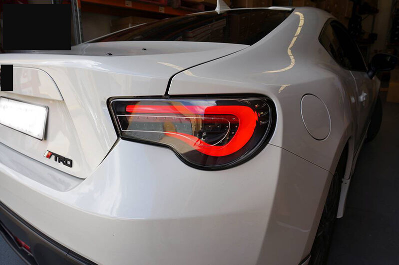Black Red LED Tail Light Fit For Toyota 86 FT86 GT GTS For Subaru BRZ 2012-2021