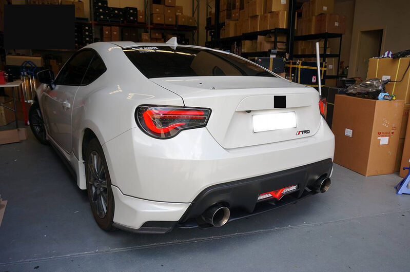 Black Red LED Tail Light Fit For Toyota 86 FT86 GT GTS For Subaru BRZ 2012-2021