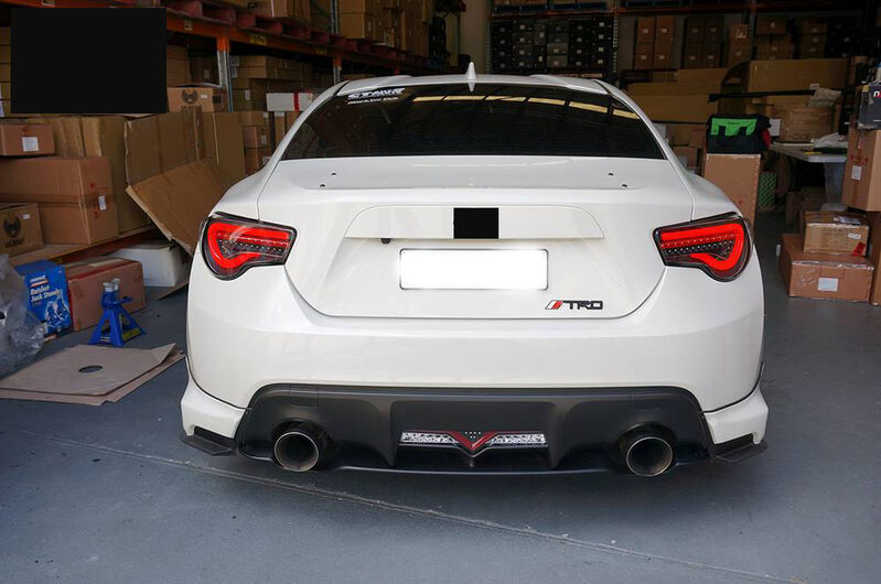 Black Red LED Tail Light Fit For Toyota 86 FT86 GT GTS For Subaru BRZ 2012-2021