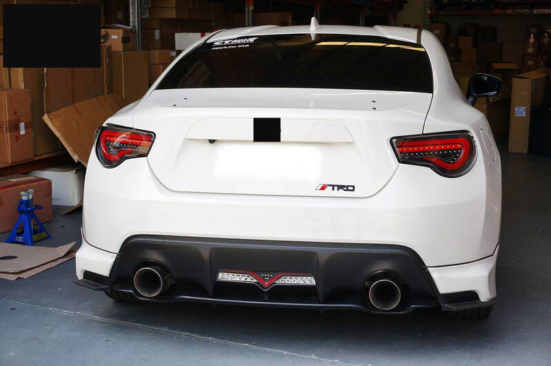 Black Red LED Tail Light Fit For Toyota 86 FT86 GT GTS For Subaru BRZ 2012-2021