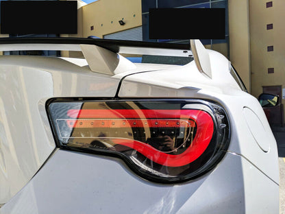 Black Red LED Tail Light Fit For Toyota 86 FT86 GT GTS For Subaru BRZ 2012-2021
