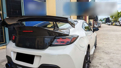 V4 Black LED Dynamic Tail Lights Fit For Toyota GR86 For Subaru BRZ 2022-2024