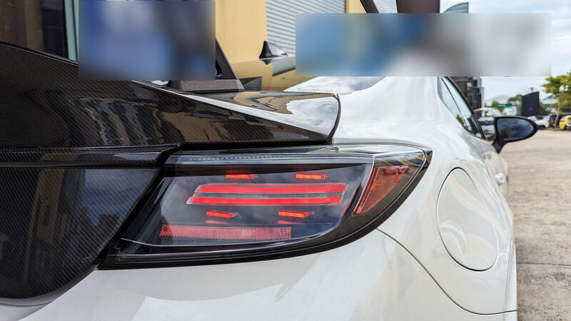 V4 Black LED Dynamic Tail Lights Fit For Toyota GR86 For Subaru BRZ 2022-2024