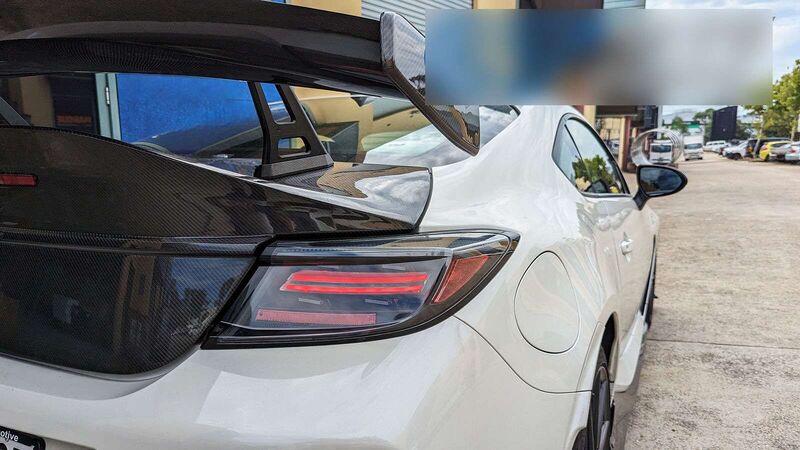 V4 Black LED Dynamic Tail Lights Fit For Toyota GR86 For Subaru BRZ 2022-2024