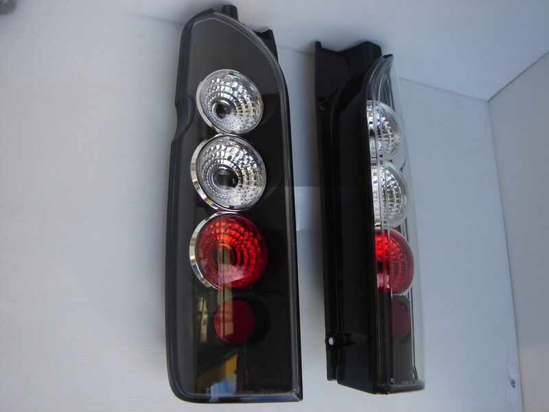 JDM Black Altezza Tail Lights Fit For Toyota Hiace Van 2004-2019