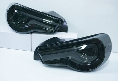 OEM Style Smoke LED Tail Lights Dynamic Blinker Fit For Toyota 86 For Subaru BRZ 2012-2021