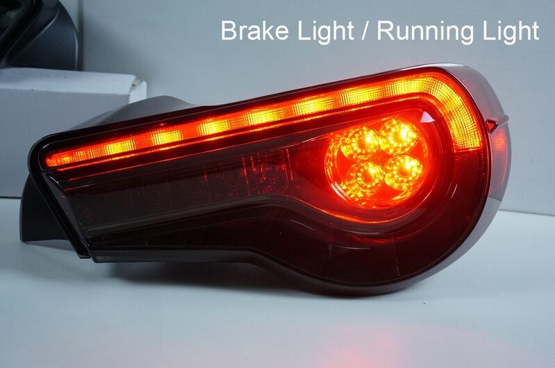 OEM Style Smoke LED Tail Lights Dynamic Blinker Fit For Toyota 86 For Subaru BRZ 2012-2021