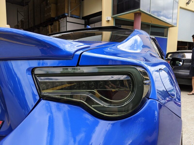 3D Light Bar Smoke Taillights Dynamic Blinker Fit For Toyota 86 GT GTS For Subaru BRZ ZN6 2012-2021