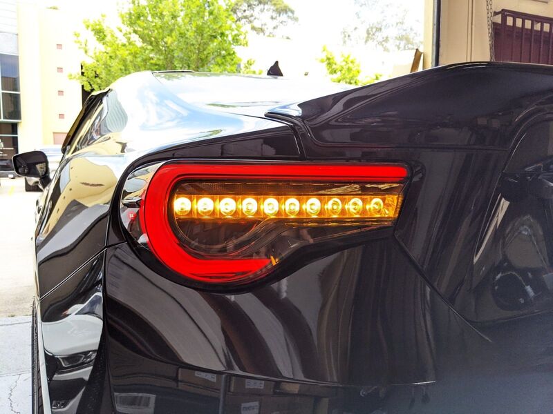 3D Light Bar Smoke Taillights Dynamic Blinker Fit For Toyota 86 GT GTS For Subaru BRZ ZN6 2012-2021