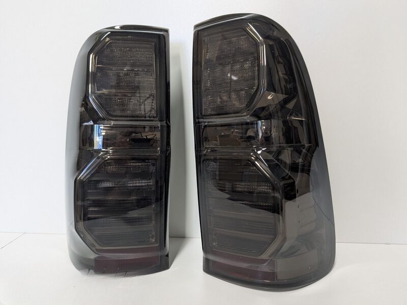 Smoke LED Taillights Fit For Toyota Hilux SR5 VIGO 2011-2014