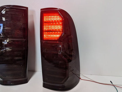 Smoke LED Taillights Fit For Toyota Hilux SR5 VIGO 2011-2014