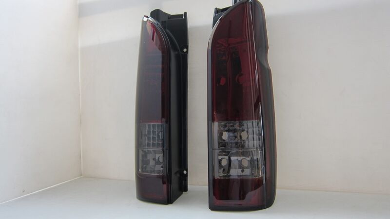 Smoke Red Tail Lights Fit For Toyota Hiace VAN 2004-2020