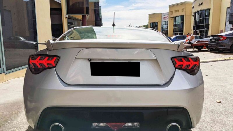 Smoke Lambo Style LED Taillights Fit For Toyota 86 Subaru BRZ ZN6 2012-2021
