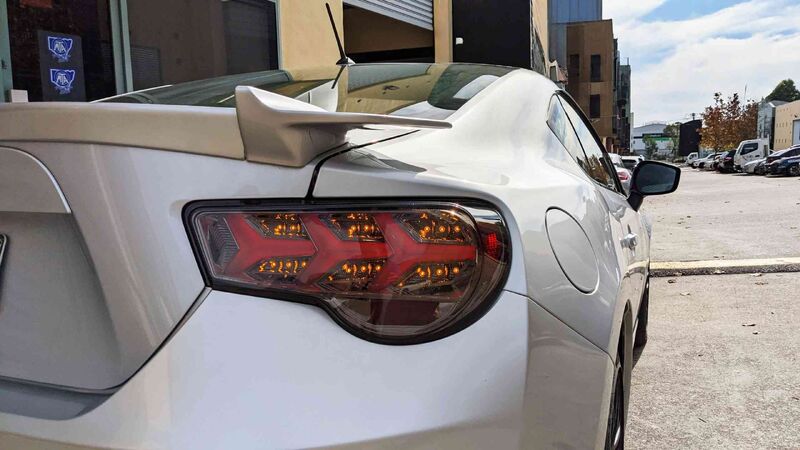 Smoke Lambo Style LED Taillights Fit For Toyota 86 Subaru BRZ ZN6 2012-2021