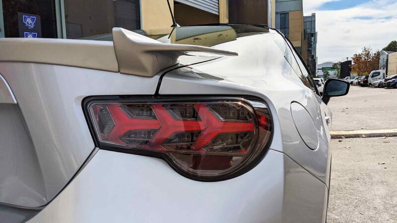Smoke Lambo Style LED Taillights Fit For Toyota 86 Subaru BRZ ZN6 2012-2021