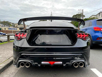 Smoke Lambo Style LED Taillights Fit For Toyota 86 Subaru BRZ ZN6 2012-2021