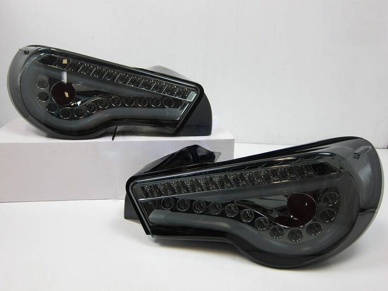 Smoke LED Dynamic Tail Lights Fit For Toyota 86 Subaru BRZ ZN6 2012-2021