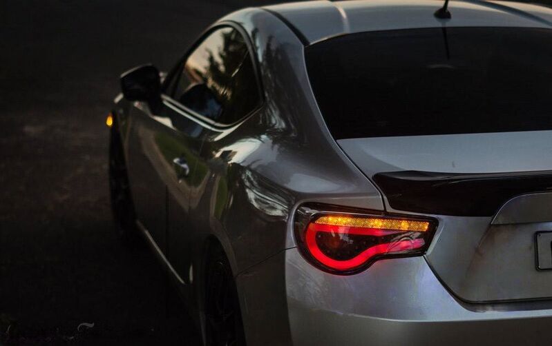 Smoke LED Dynamic Tail Lights Fit For Toyota 86 Subaru BRZ ZN6 2012-2021