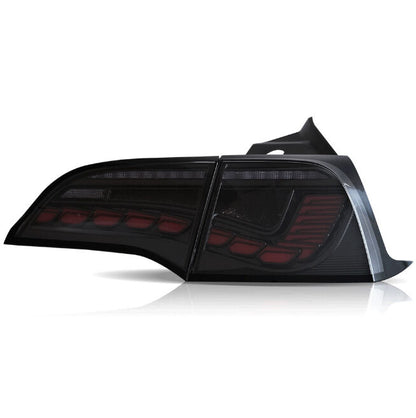 Smoke 3D Full LED Sequential Tail Lights Fit For Tesla Model 3 2017-2022