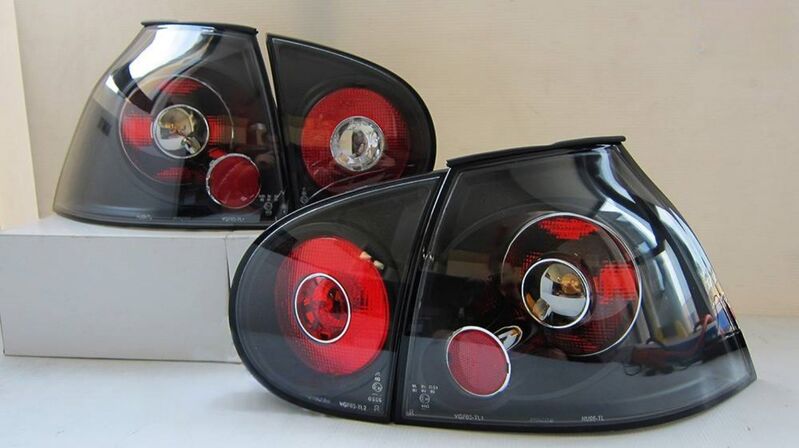 Black Altezza Tail Lights Fit For Volkswagen GOLF V GTI MK5 TSI TDI 2003-2008