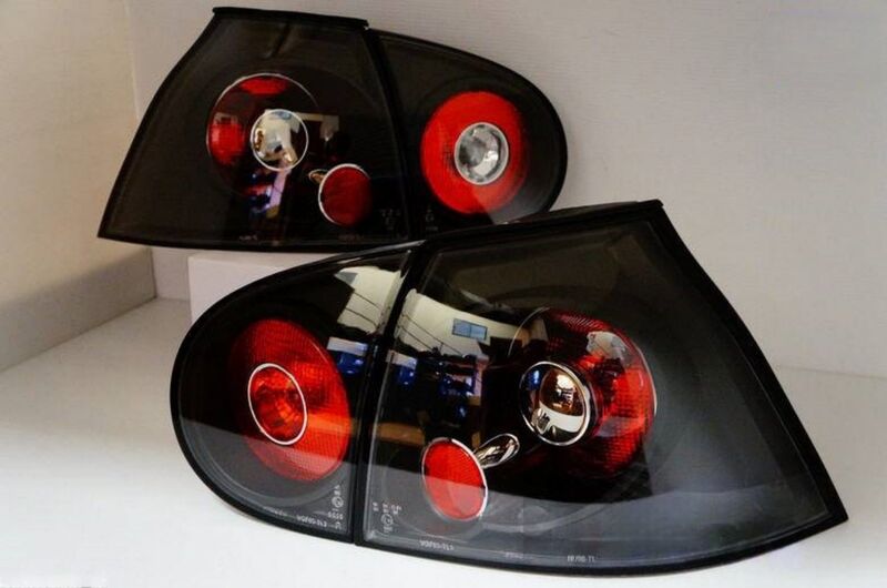 Black Altezza Tail Lights Fit For Volkswagen GOLF V GTI MK5 TSI TDI 2003-2008