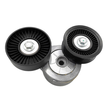 Belt Tensioner Dual Pulley Fit For Jeep Grand Cherokee Commander Cherokee For Dodge Nitro Durango Dakota Raider Ram For Chrys