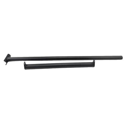 For 60mm & 76mm Round Bar Front Single H T Rack With Nudge Bar Clamp Rack