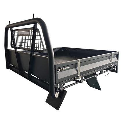 Black Powder Coated Heavy Duty Steel Flat Tray for Dual Cab Ute
