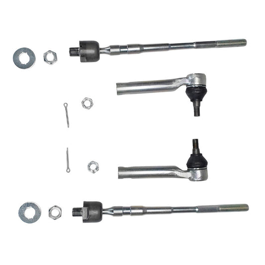 4Pcs Tie Rod End Rack End Fit For Subaru Forester SG Impreza WRX GD GG GH Liberty BD BG BE BH BL BP BM BR Outback BP BR 1998-