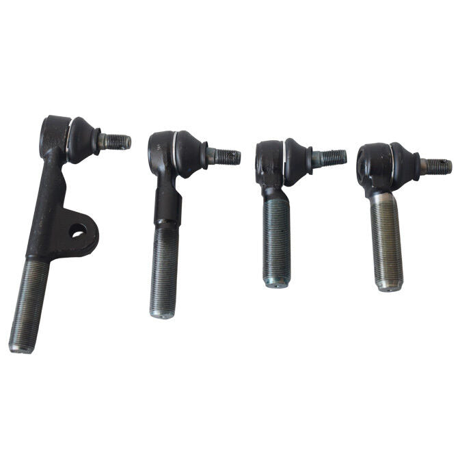 Steering Tie Rod End Kit Relay Rod Set Fit For Landcruiser 80 Series HZJ80R HDJ80R