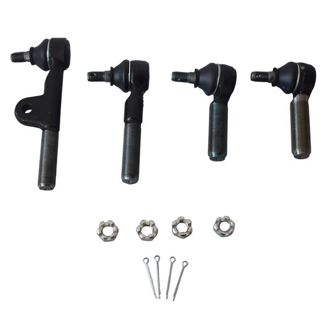 Steering Tie Rod End Kit Relay Rod Set Fit For Landcruiser 80 Series HZJ80R HDJ80R