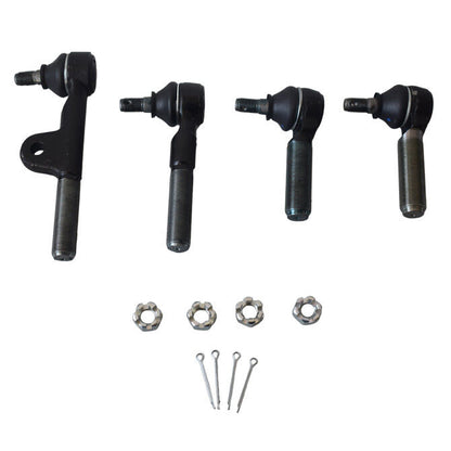 Steering Tie Rod End Kit Relay Rod Set Fit For Landcruiser 80 Series HZJ80R HDJ80R