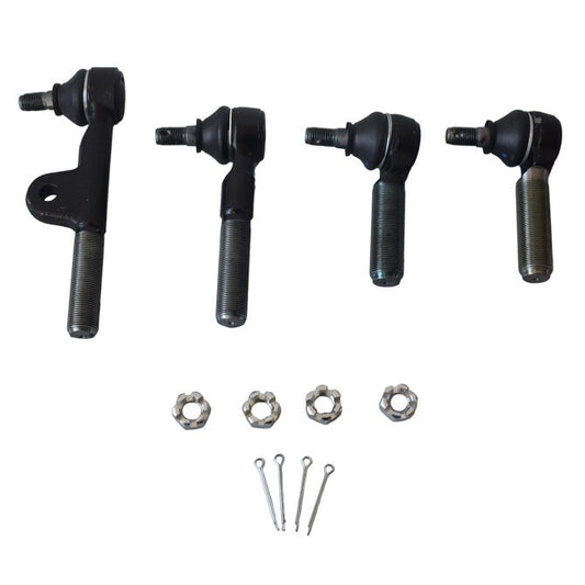 Steering Tie Rod End Kit Relay Rod Set Fit For Landcruiser 80 Series HZJ80R HDJ80R