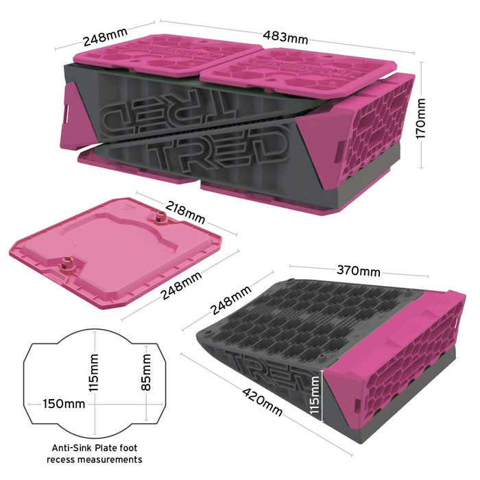 TRED GT LEVELLING COMBO PACK - NBCF PINK