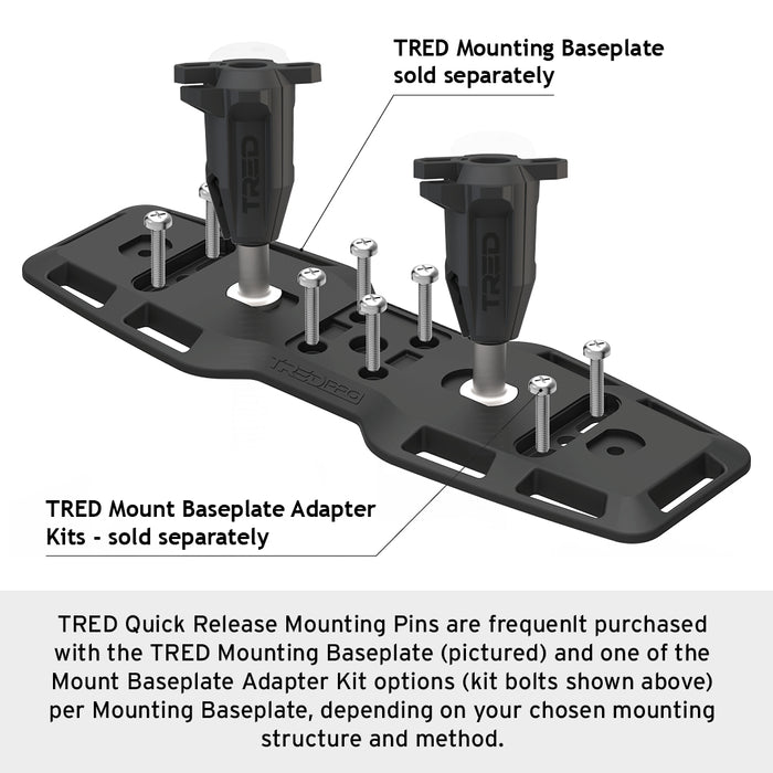 TRED 113MM QUICK RELEASE MOUNTING PINS (PAIR)