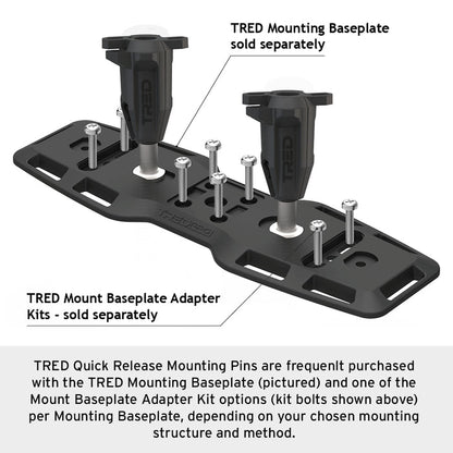 TRED 113MM QUICK RELEASE MOUNTING PINS (PAIR)