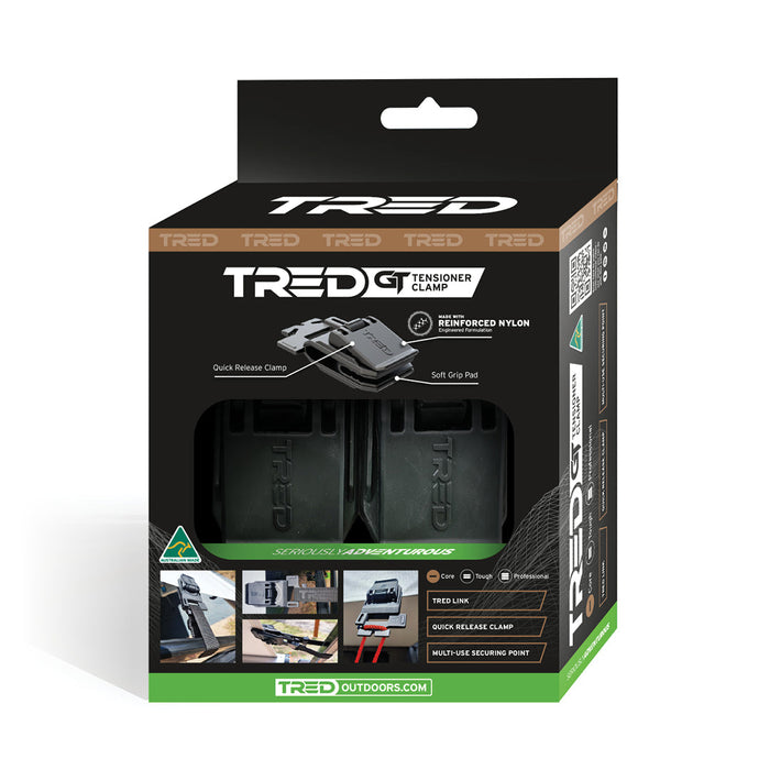 TRED GT TENSIONER CLAMPS WITH ACCESSORY HOOKS - PAIR $50.00