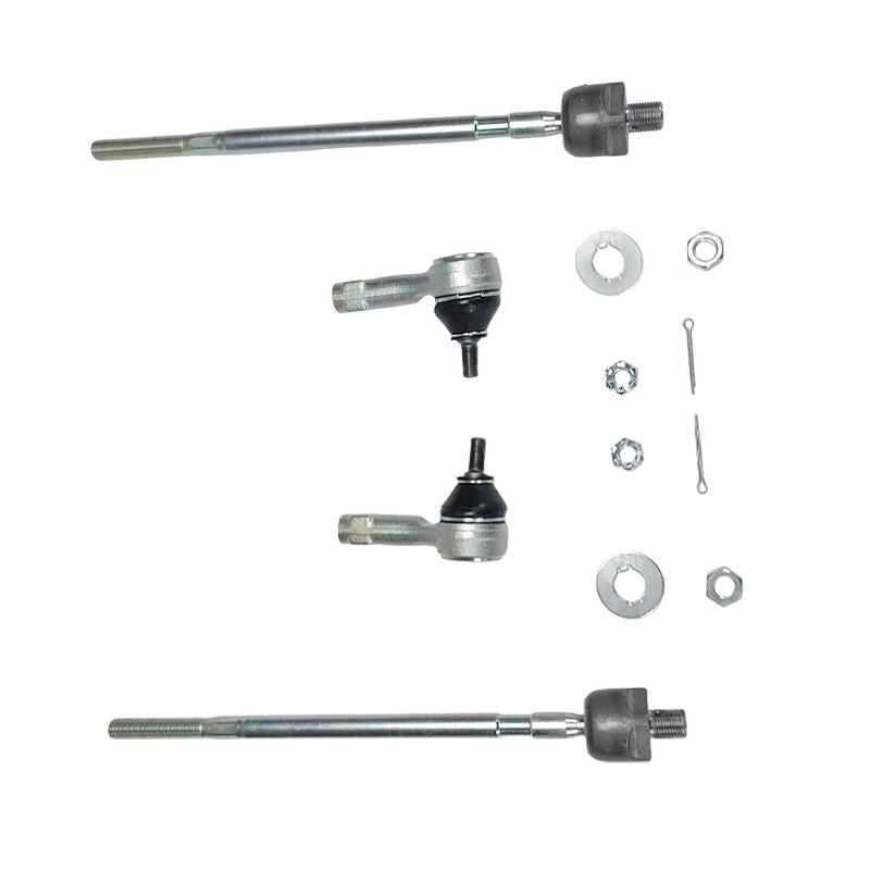 4Pcs Tie Rod End Rack End Fit For Mitsubishi Mirage CE Lancer CC CE CG CH 1992-2007 KTR1087 KRE1039
