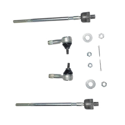 4Pcs Tie Rod End Rack End Fit For Mitsubishi Mirage CE Lancer CC CE CG CH 1992-2007 KTR1087 KRE1039