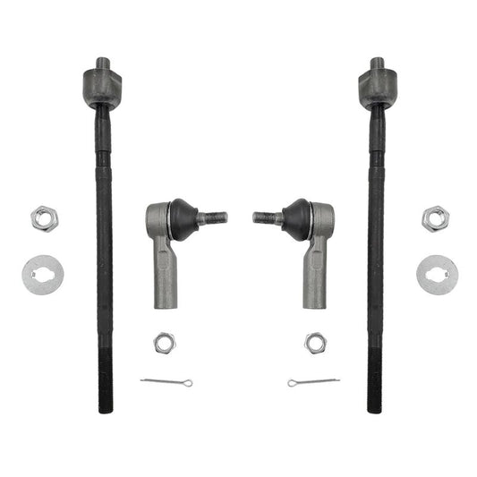 4Pcs Outer Tie Rod End Front Rack End Fit For Toyota Echo Yaris NCP13 2000-ON