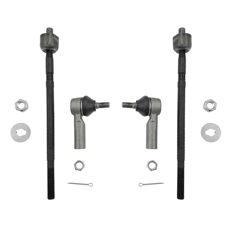4Pcs Outer Tie Rod End Front Rack End Fit For Toyota Echo Yaris NCP13 2000-ON