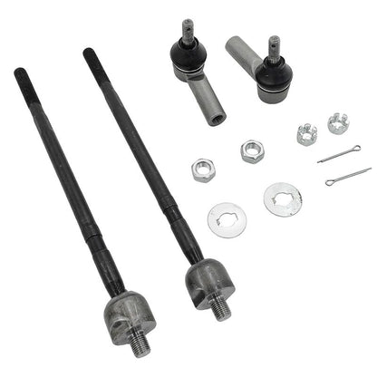 4Pcs Outer Tie Rod End Front Rack End Fit For Toyota Echo Yaris NCP13 2000-ON
