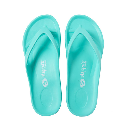 Slappa's Arch Support Thongs - Aqua Seafoam