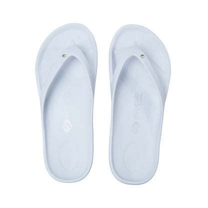 Slappa's Arch Support Thongs - White Crystal