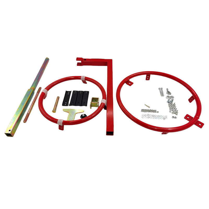15"-21" Motorcycle Dirt Bike Tyre Changer Adjustable Bead Breaker Round Stand