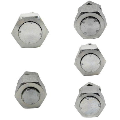 128 Pcs 37°JIC and ORFS Hydraulic Cap And Plug Kit Hose Tube And Pipe Fitting Set